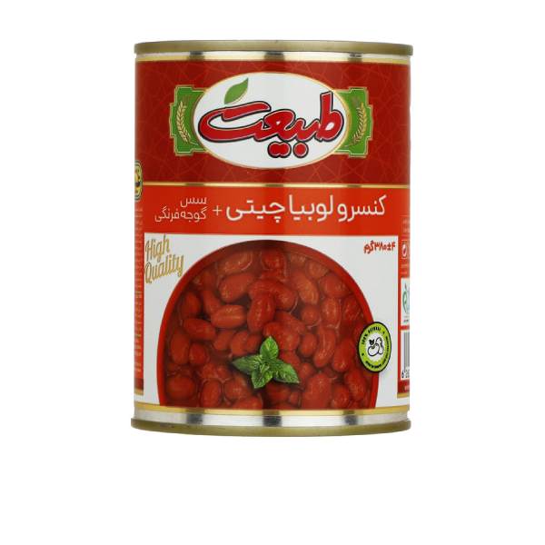 کنسرو لوبیا چیتی طبیعت ژیناسو
