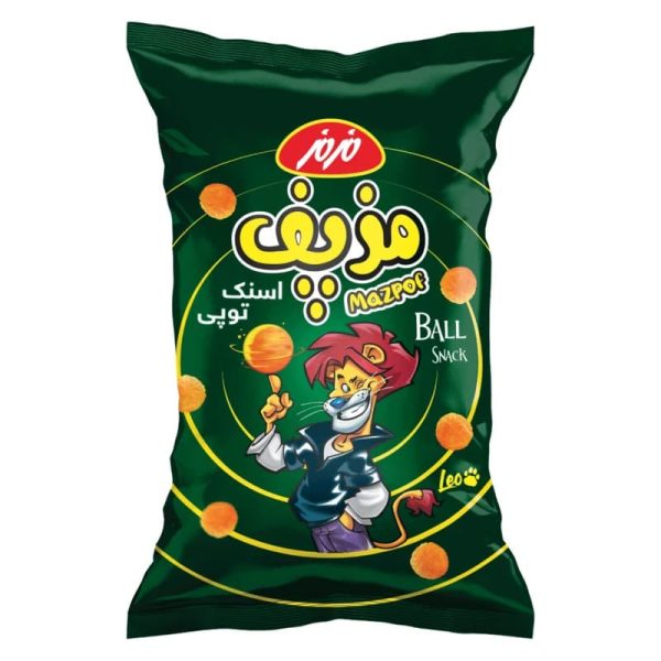 پفک اسنک توپی مزپف مزمز ژيناسو