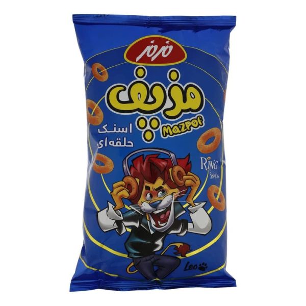 پفک اسنک حلقه ای مزپف مزمز ژيناسو