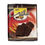 بیسکویت با طعم کاکائو و تزئین شکر سلامت ژيناسو