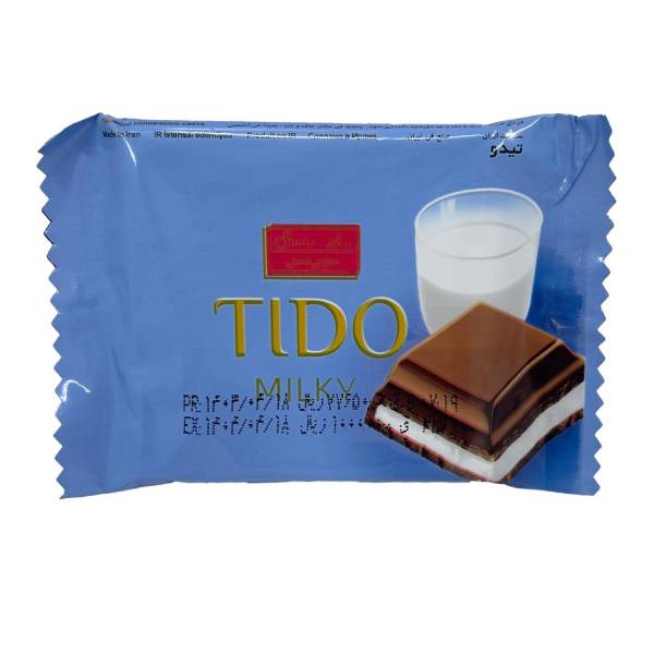 شکلات تخته ای شیری تیدو شیرین عسل ژیناسو