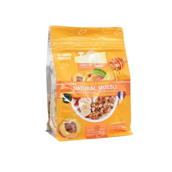 غلات صبحانه موسلی زرد آلو و کشمش سوییت ژیناسو