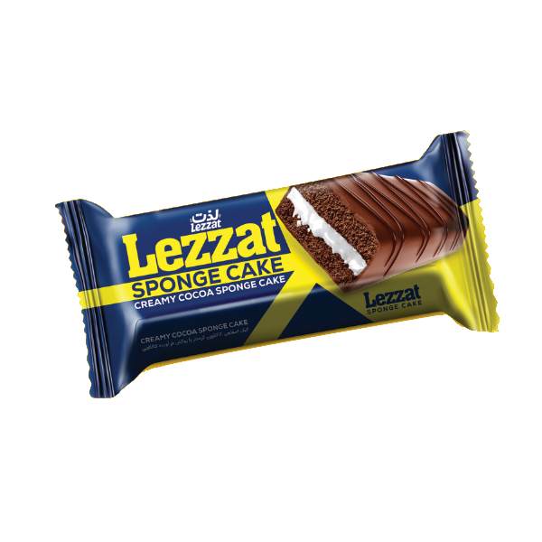 کیک اسفنجی کاکائو کرمدار با روکش کاکائو لذت تایم ژیناسو