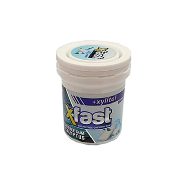 آدامس بدون شکر با طعم اکالیپتوس Xfast ایکس فست قوطی ژیناسو