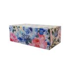 دستمال کاغذی جعبه ای دولایه فلورا ژیناسو
