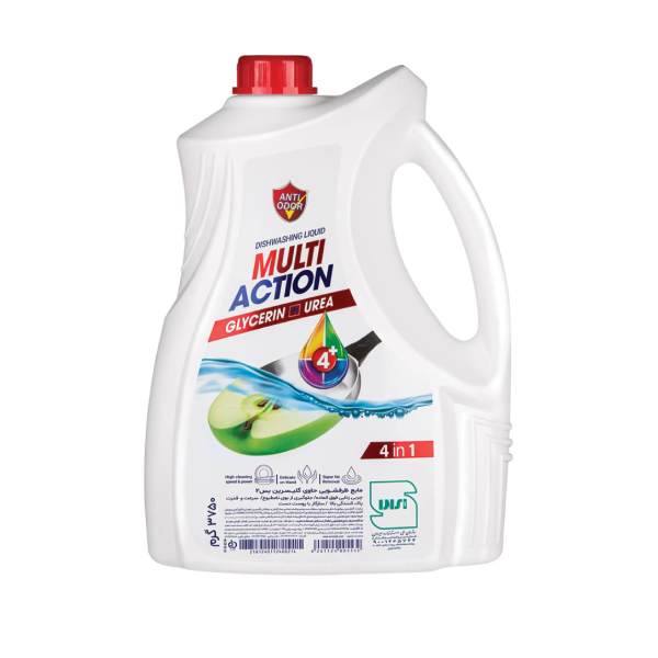 مایع ظرفشویی رایحه سیب بس ۴لیتر ژيناسو