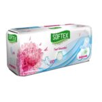 نوار بهداشتی بالدار سایز بزرگ با رویه کتان سافتکس ژيناسو