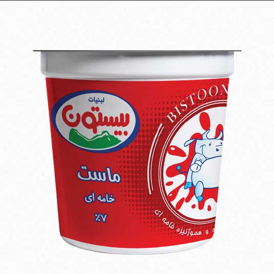 ماست خامه ای 7٪ بیستون ژیناسو